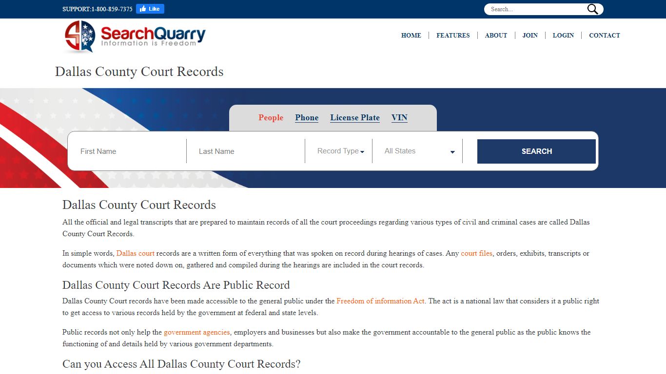 Search Dallas County Court Records Online - SearchQuarry